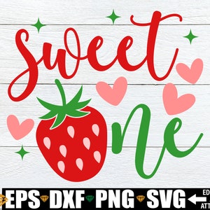 Süße eins svg, Erdbeer Geburtstag svg png, Erdbeere erster Geburtstag svg png, Erster Geburtstag Shirt Cut File, Erdbeere Geburtstag Shirt svg