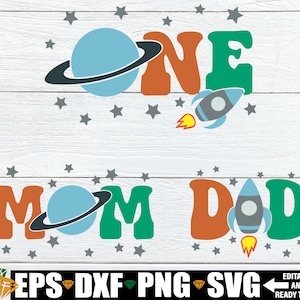 Ruimte eerste verjaardag svg, kosmische ruimte 1e verjaardag shirt svg, ruimte thema eerste verjaardag svg, eerste verjaardag svg, eerste verjaardag shirt svg