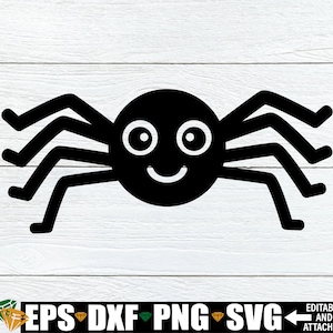 Spider svg, Cute Spider svg, Halloween Clipart, Halloween svg, Boy Spider svg, Boys Halloween svg, Boys Halloween png, Digital Download