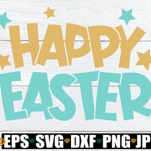 Vrolijk Pasen, Pasen SVG, Happy Easter SVG, Pasen decor SVG, Pasen sublimatie, Kids Easter SVG, meisjes Pasen SVG, digitaal beeld, SVG, PNG
