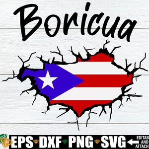 Svg Boricua. Boricua png. Svg portoricain. Svg de chemise Boricua. Patrimoine portoricain SVG, svg chemise portoricaine, Boricua signe svg png