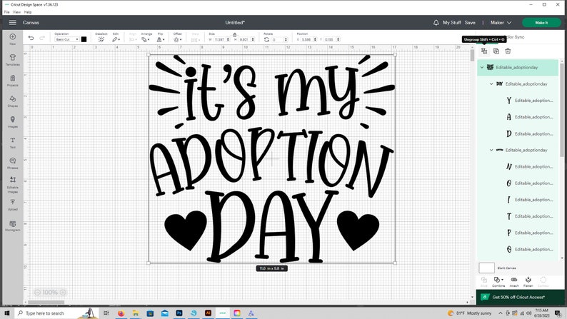 It's My Adoption Day, Adoption Svg, Adoption Shirt Svg Png, It's My ...
