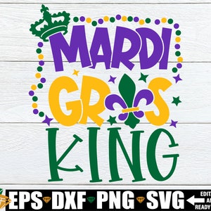 Mardi Gras King SVG, Mardi Gras SVG, Mardi Gras King PNG, Kids Mardi Gras SVG, Ragazzi Mardi Gras SVG, Mardi Gras King dxf, Mardi Gras maschile SVG