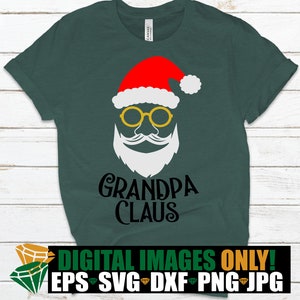 Opa Klaas. Opa Kerstman shirt SVG. Opa Claus shirt SVG. Mijn opa is de kerstman. Opa Klaas. Opa kerstshirt SVG.