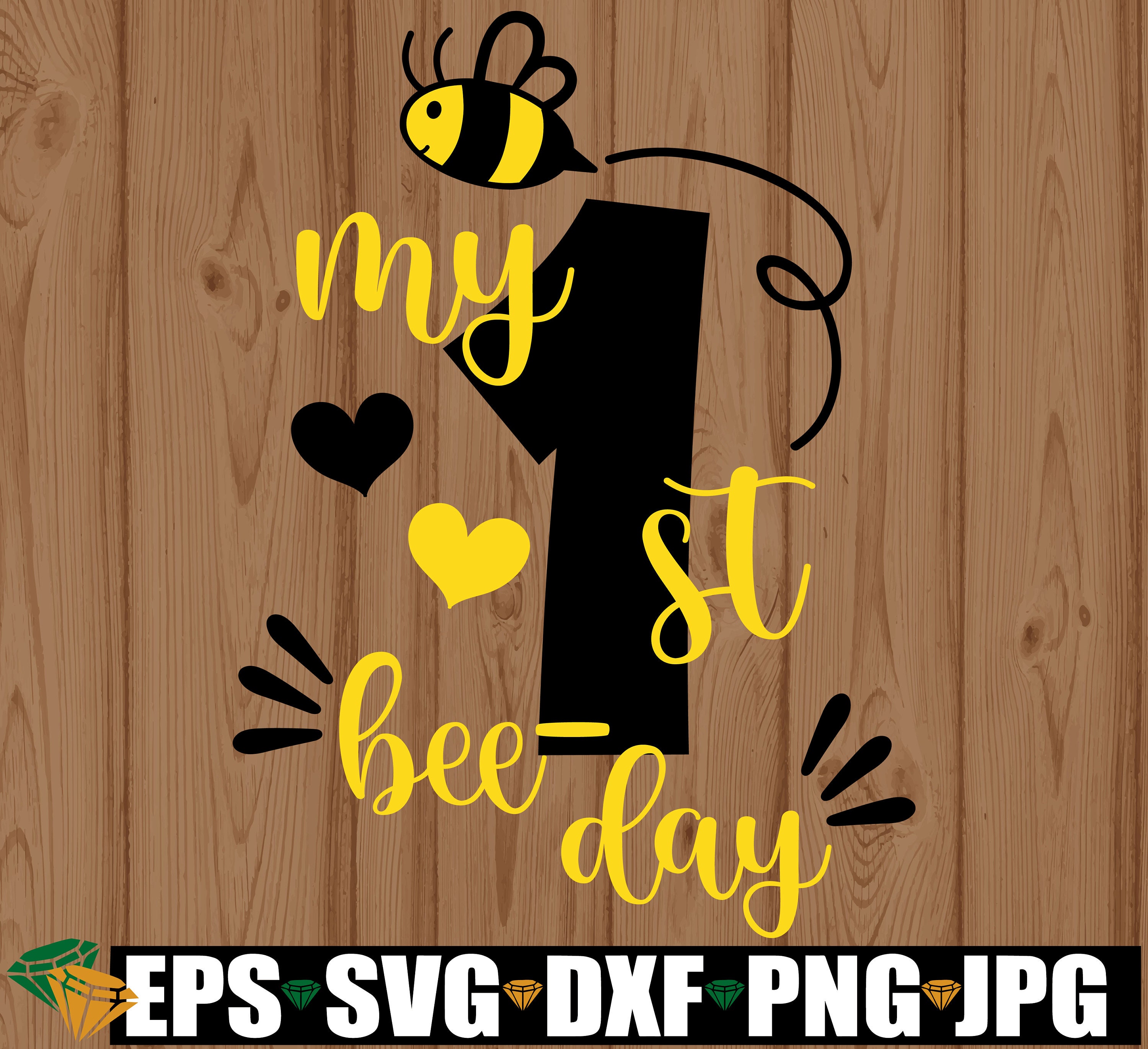 My 1st Beeday First Birthday 1st Birthday Cute 1st Etsy