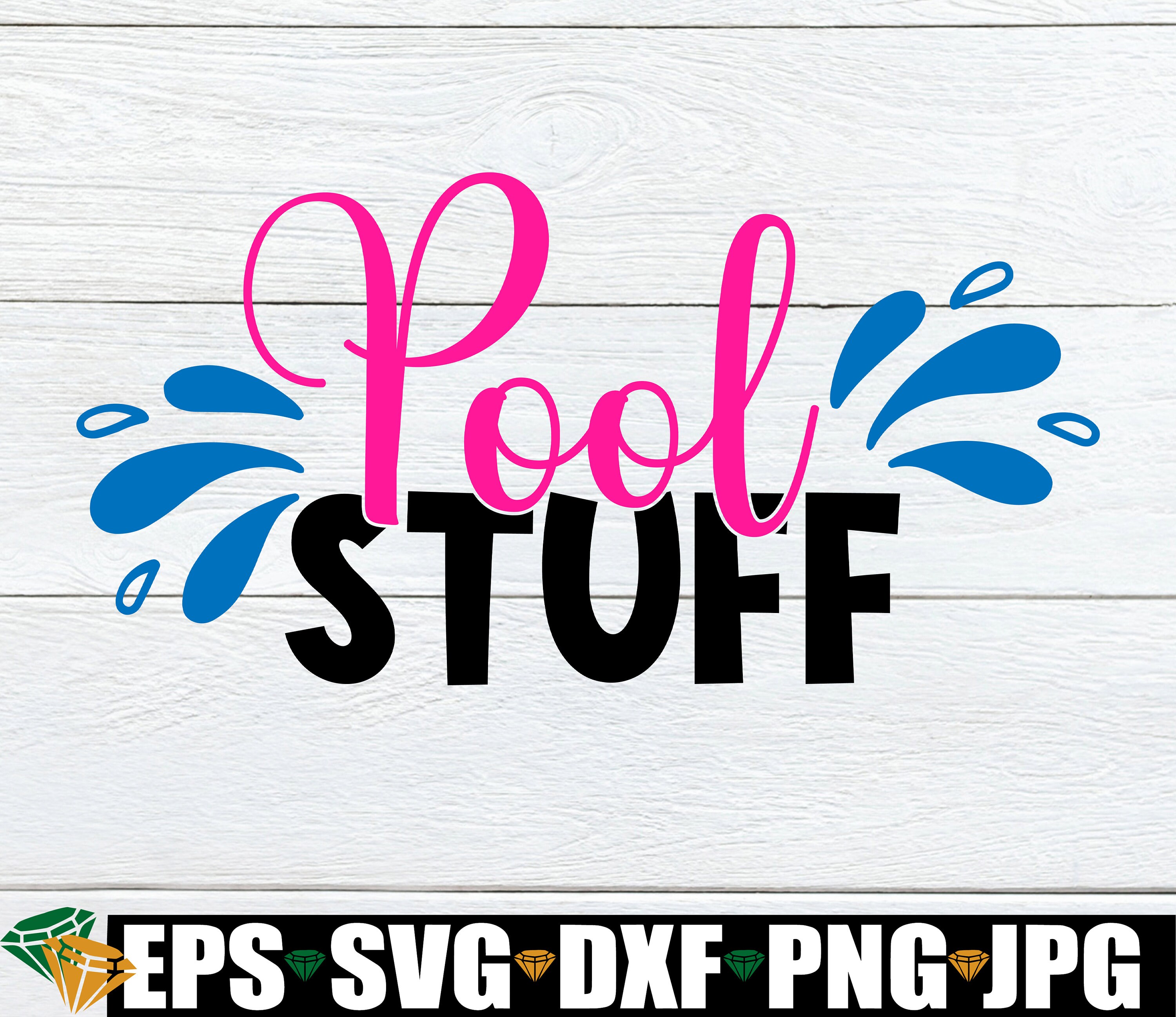 Pool Stuff Pool Bag Svg Pool Tote SVG Pool Svg Summer Etsy