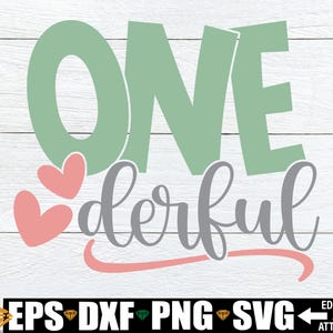 Onederful SVG, archivo de corte de camiseta de primer cumpleaños de niñas SVG, camiseta de primer cumpleaños de niñas PNG para planchar, primer cumpleaños svg png, primer cumpleaños svg png