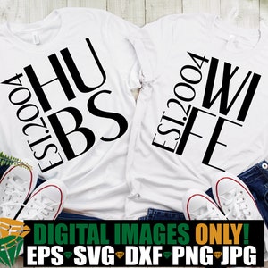 Jubiläum svg, Verheiratet in 2004, 2004 Jubiläum svg, Passende 2004 Jubiläum Shirts svg, Jubiläum Shirts Eisen auf PNG, Jubiläum png