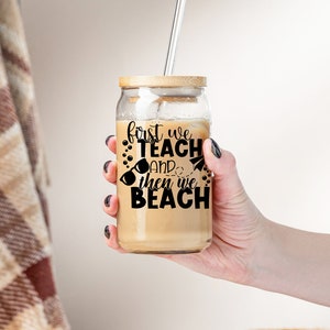 First We Teach And Then We Beach, Teacher Summer Vacation Shirt svg, Teacher Summer Break svg, Teacher svg, Teacher Retirement Shirt svg image 9