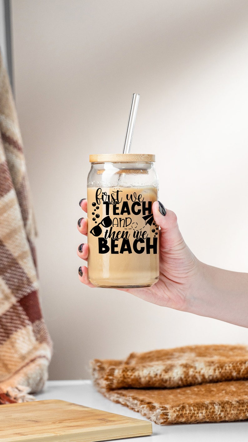 First We Teach And Then We Beach, Teacher Summer Vacation Shirt svg, Teacher Summer Break svg, Teacher svg, Teacher Retirement Shirt svg image 9