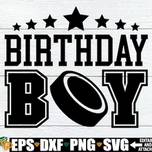 Hockey-Geburtstagsjunge, Hockey-Thema-Geburtstag, Hockey-Geburtstags-Svg, Hockey-Geburtstags-Junge-Shirt-Svg, Geburtstagskind-Svg, Hockey-Geburtstags-Dekoration