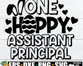 Un subdirector de Hoppy, subdirector camisa de Pascua svg, subdirector Pascua svg, regalo de Pascua para subdirector