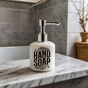Hand Soap Label Svg Png, Label for Hand Soap Dispenser Svg Png, Soap ...
