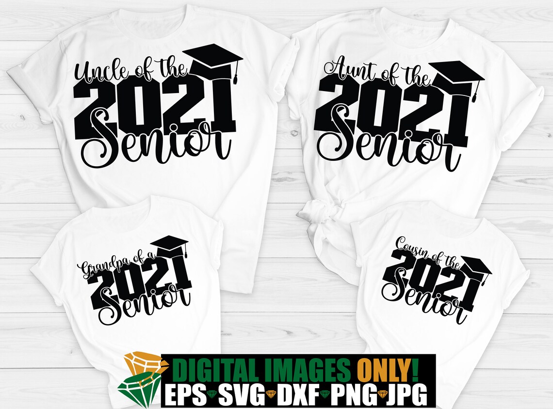 Matching Family Senior shirt svg 2021 Senior Family 2021 ...