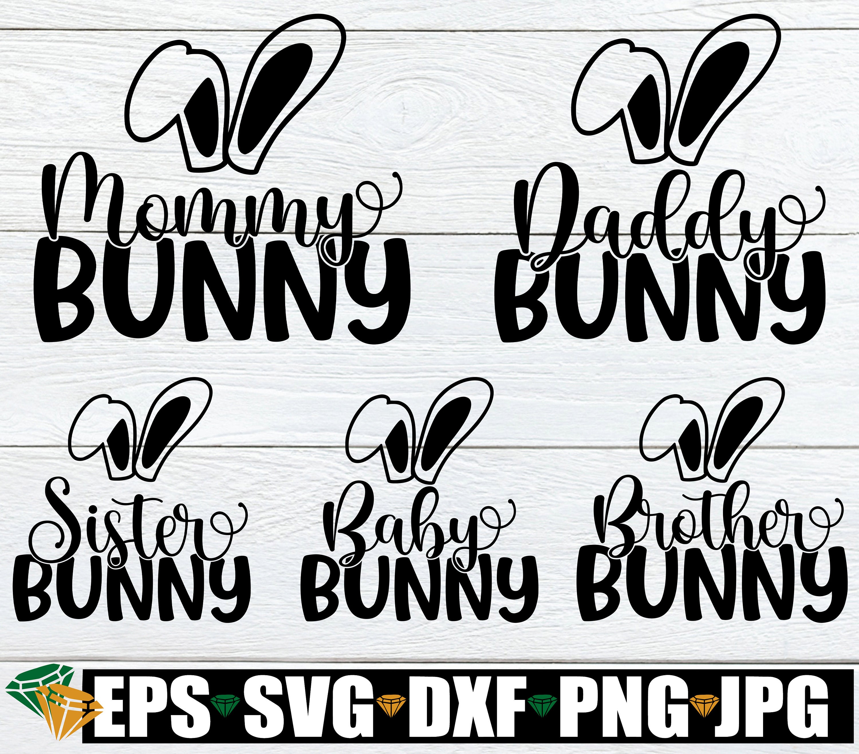 Download Bunny Family Matching Family Easter Shirts svg Matching | Etsy