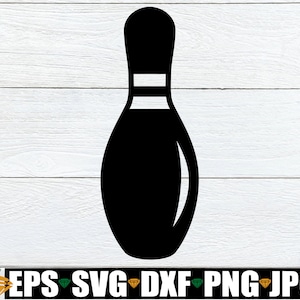 Bowling Pin svg, Bowling Clipart, Bowling svg, Bowling Pin Cut File, Bowling Pin Clipart, Bowling Pin Vector Image, Digital Download