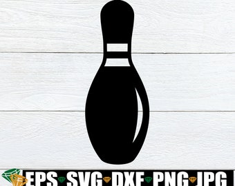 Bowling Pin svg, Bowling Clipart, Bowling svg, Bowling Pin Cut File, Bowling Pin Clipart, Bowling Pin Vector Image, Digital Download