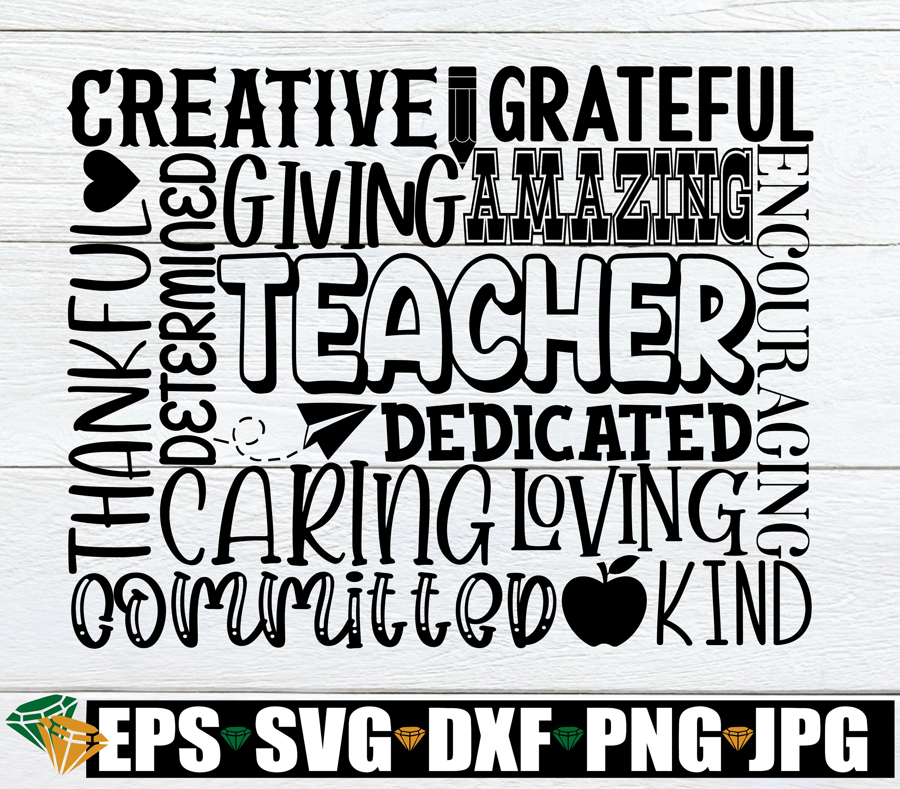 Teacher Subway Art svg Teacher Appreciation Teacher Etsy