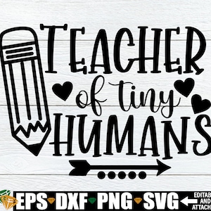 Lehrer der kleinen Menschen, Lehrer svg, lustiges Lehrerzitat, lustiger Unterricht svg, Para svg, Kindergärtnerin svg, Pre-K Lehrer-Shirt svg