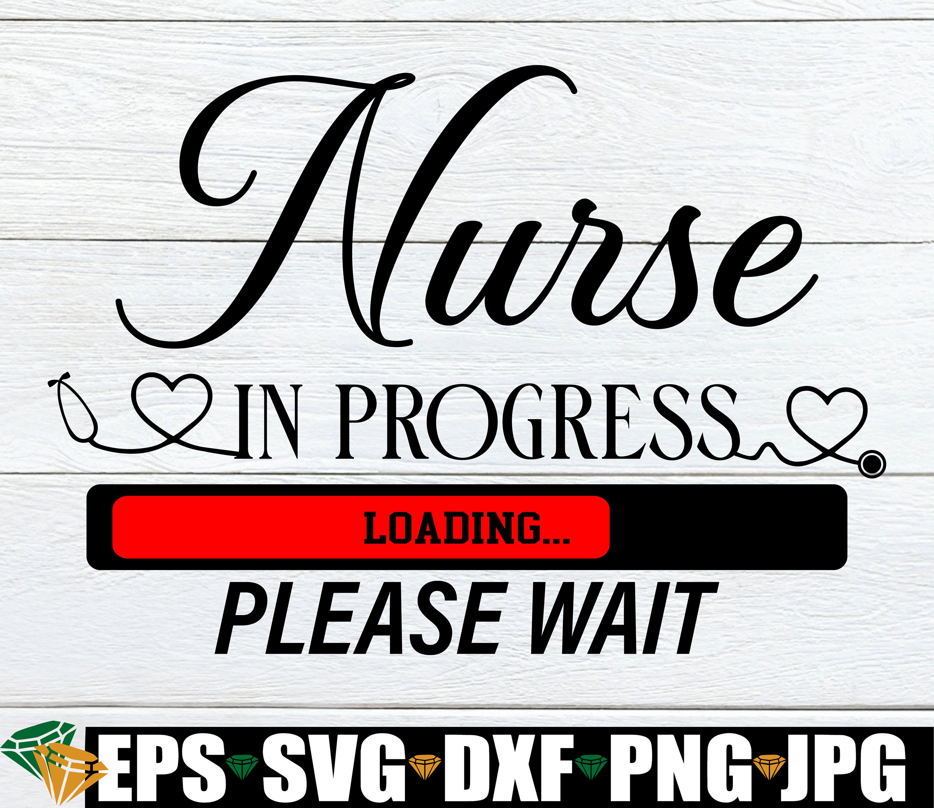 Download Nurse In Progress Nursing Student Svg Nurse In Progress Svg Etsy
