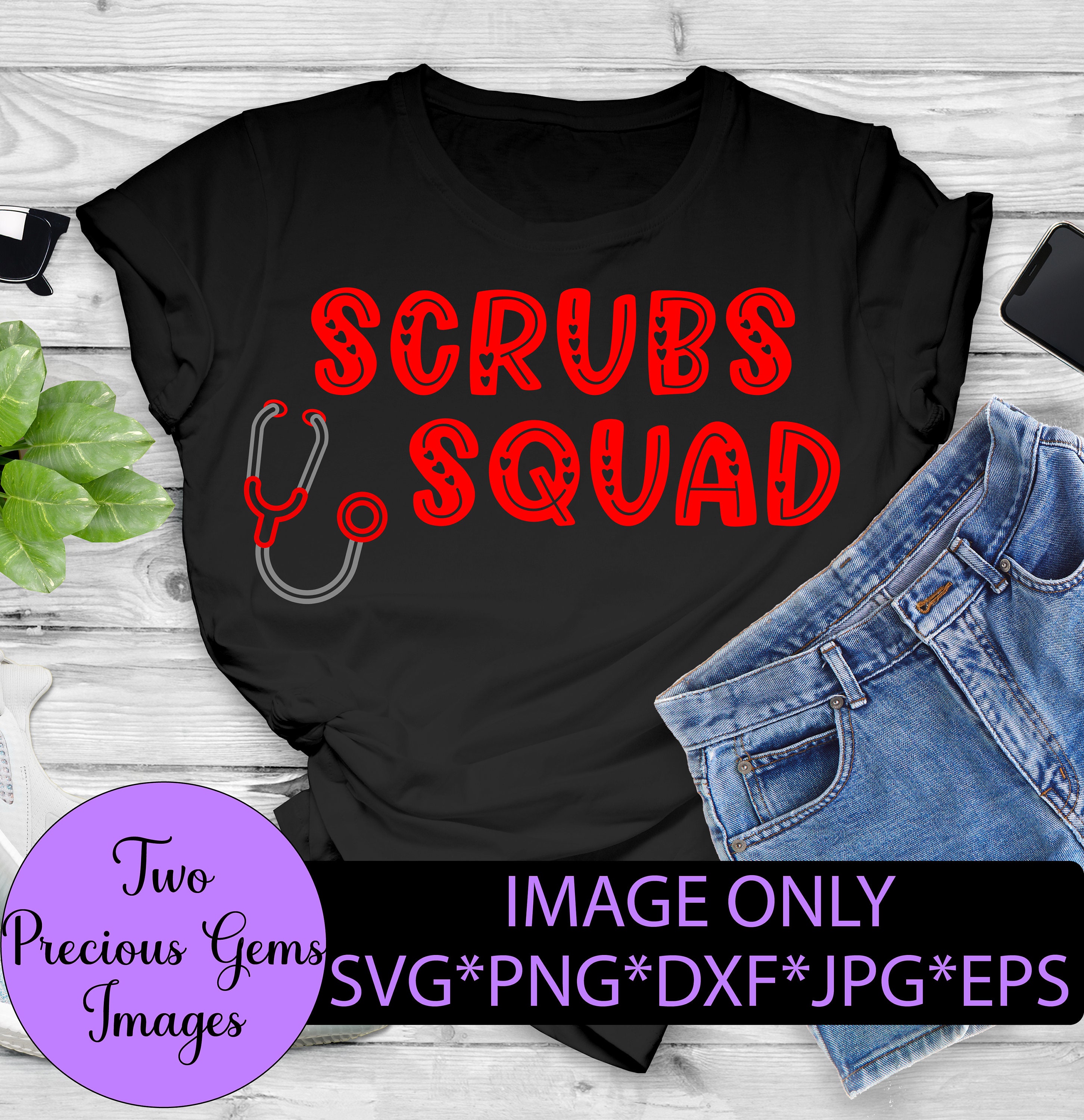 Scrubs Squad. Healthcare. Nurse svg. Dentist svg. Doctor svg. Etsy