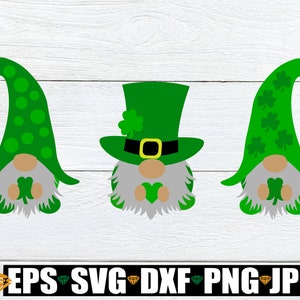 St Patrick&#39;s Day Gnomes, St. Patrick&#39;s Day Decor, St. Patrick&#39;s Day svg, Gnomes SVG, Cute St. Patrick&#39;s Day, Green Gnomes, Lucky Gnomes svg
