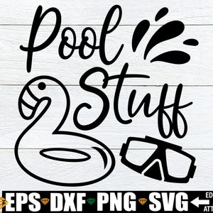 Pool Stuff, Pool Bag svg, Pool Spielzeug Tote SVG, Pool Spielzeug Lagerung svg, Sommer Urlaub svg, Pool Bag Aufkleber, Pool Spielzeugbehälter svg, Pool Spielzeug svg