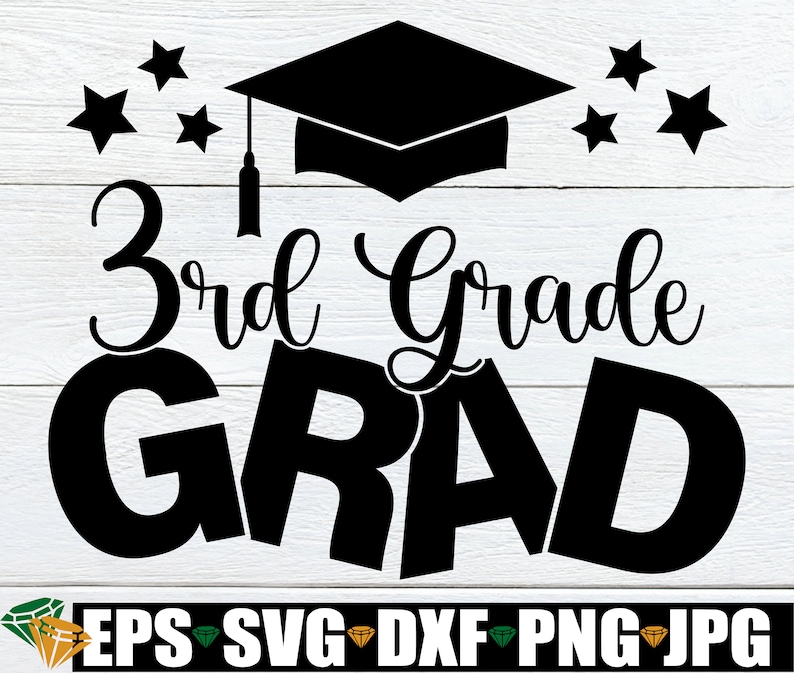 3rd Grade Grad 3rd Grade Graduation Graduation From 3rd - Etsy