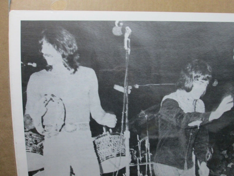 Vintage Black White Poster three dog night Peace rock and roll 1970/'s in#G2649