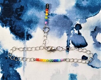 Beaded Rainbow Bracelet