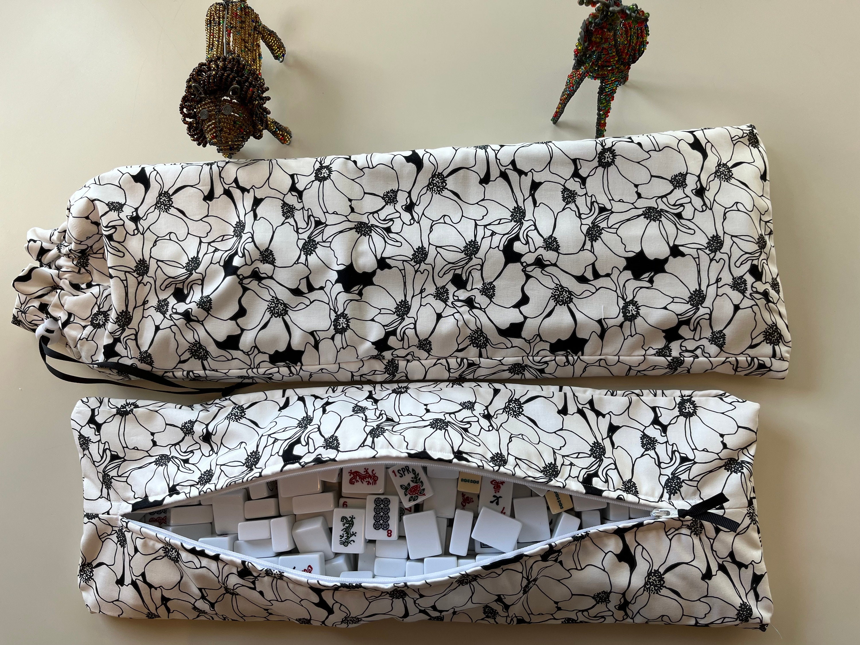 Mahjong Rack Bag Pattern Mah Jong Rack and Tile Bag Set S096 Lined - Etsy
