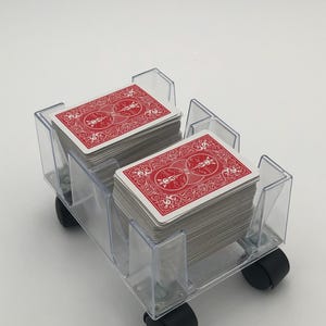Rolling playing card holder, 6-7 deck R001