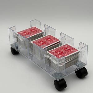 Rolling playing card holder, 9-10 deck R002