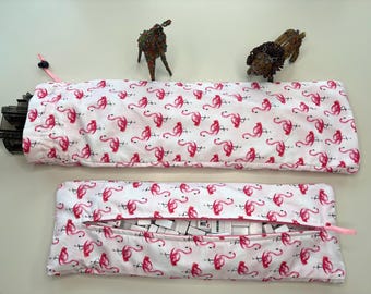 Mah jong rack and tile bag set S113 lined