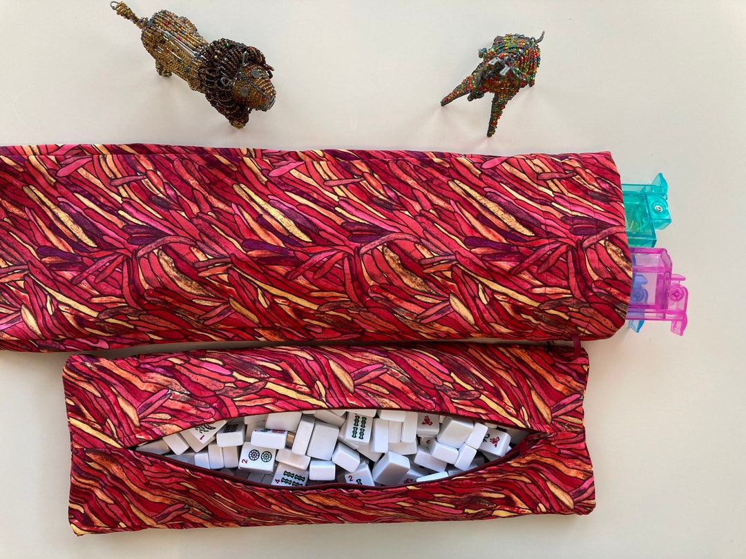 Mahjong Tile and Rack Storage Bag Set, Lined S010 - Etsy