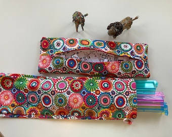 Mah jong rack and tile bag set S097 lined