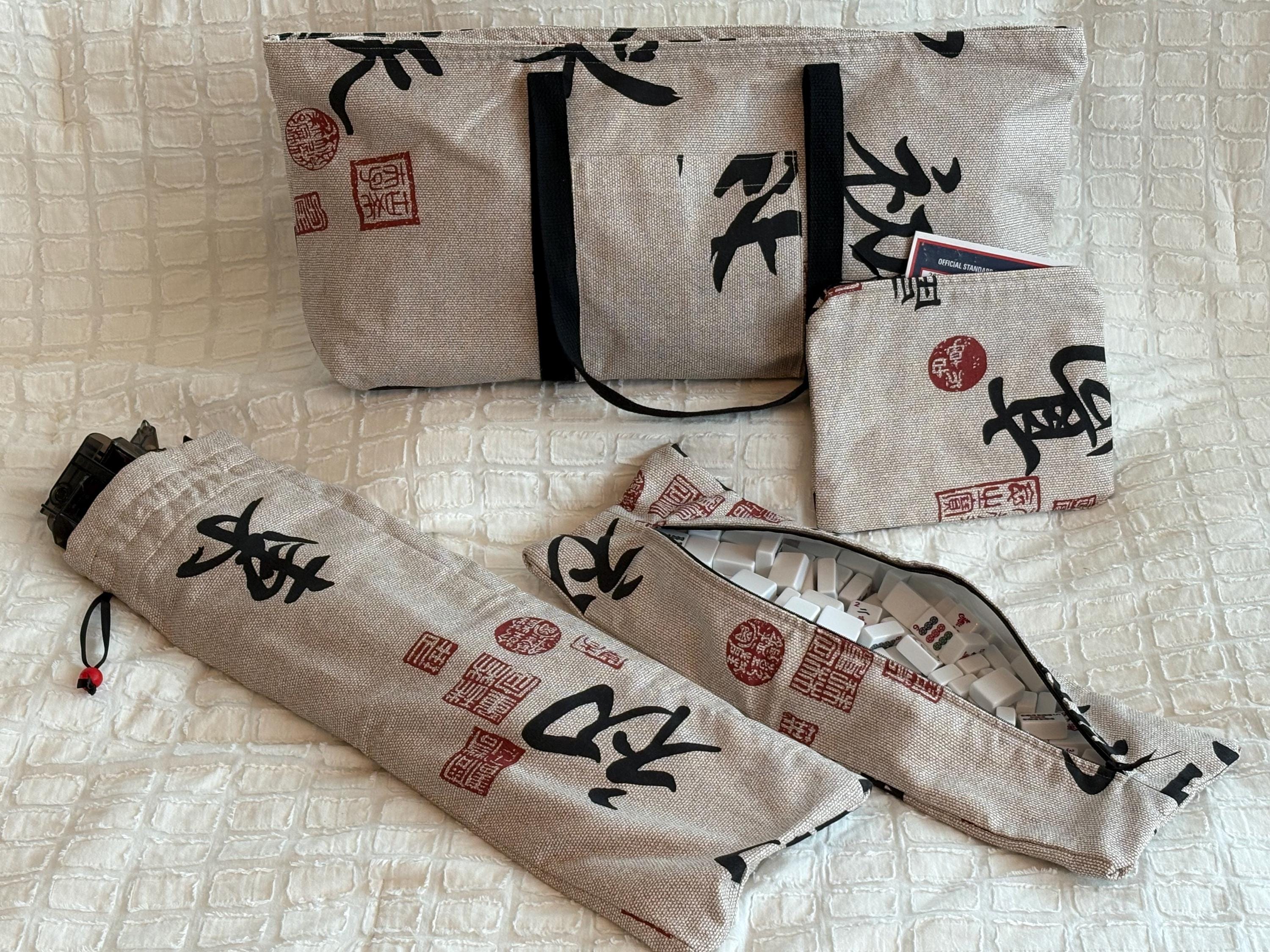 Mahjong Rack Bag Pattern Mah Jong Tote, Rack, Tile and Accessory Bag Set A001 Lined - Etsy