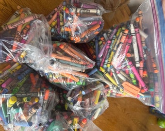 Used Bulk Crayons 10lbs. Various Brands