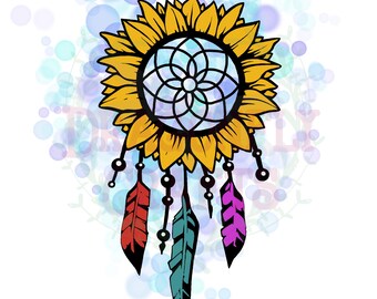 Free Free 94 Sunflower Dream Catcher Svg SVG PNG EPS DXF File