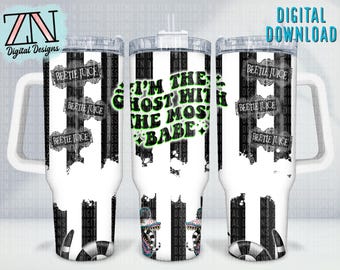 Movie Inspired | 40oz Tumbler Wrap | Digital Download | PNG | Digital Image | Ghost with the Most | Sandworm