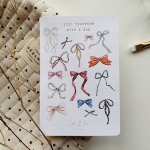 Tied Together with a Bow Sticker Sheet