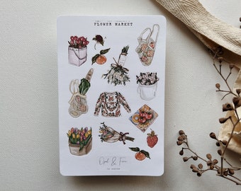 Flower Market Sticker Sheet