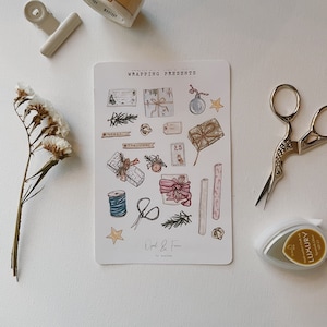 Wrapping Presents Sticker Sheet