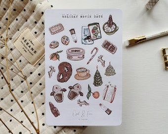 Holiday Movie Date Sticker Sheet