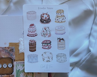 Little Cakes Sticker Sheet