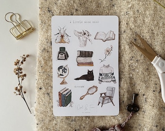A Little Book Shop Sticker Sheet