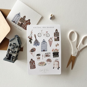 Met liefde, uit Amsterdam Stickervel