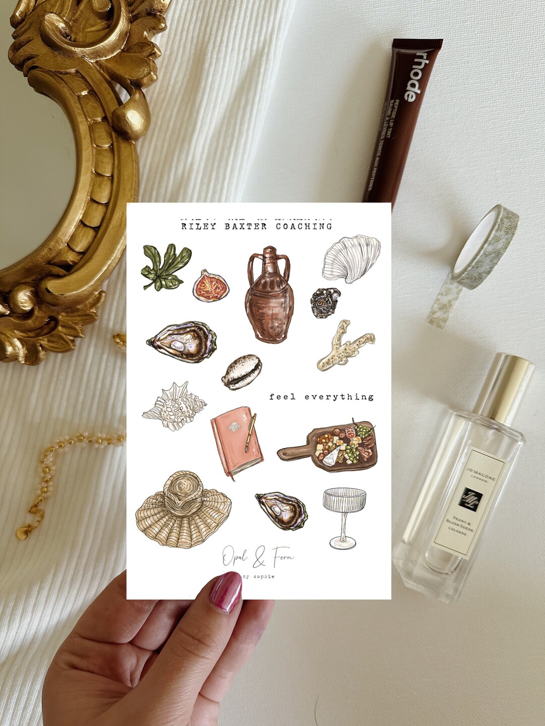 Riley Icons Custom Sticker Sheet - Etsy