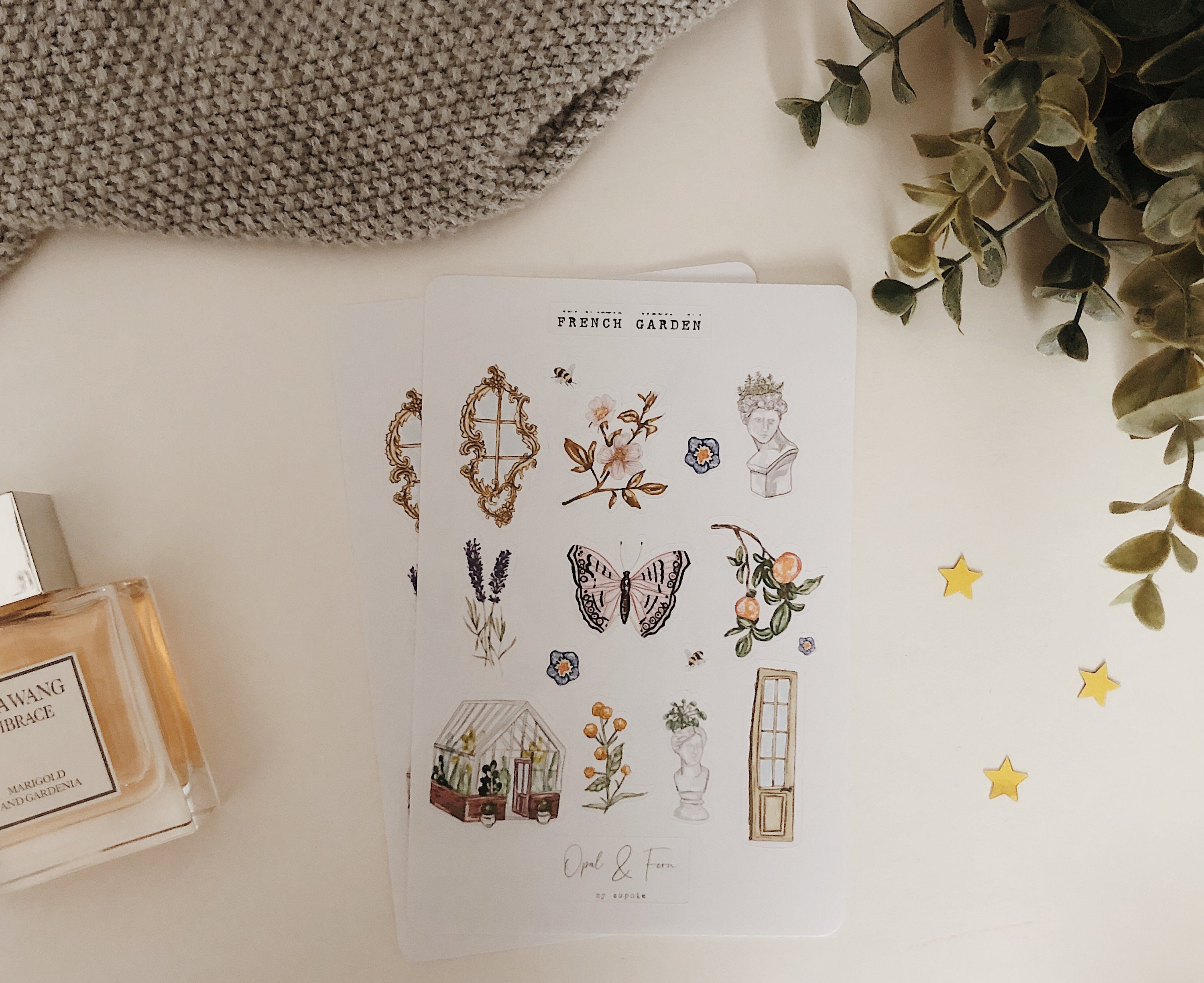 French Garden Sticker Sheet