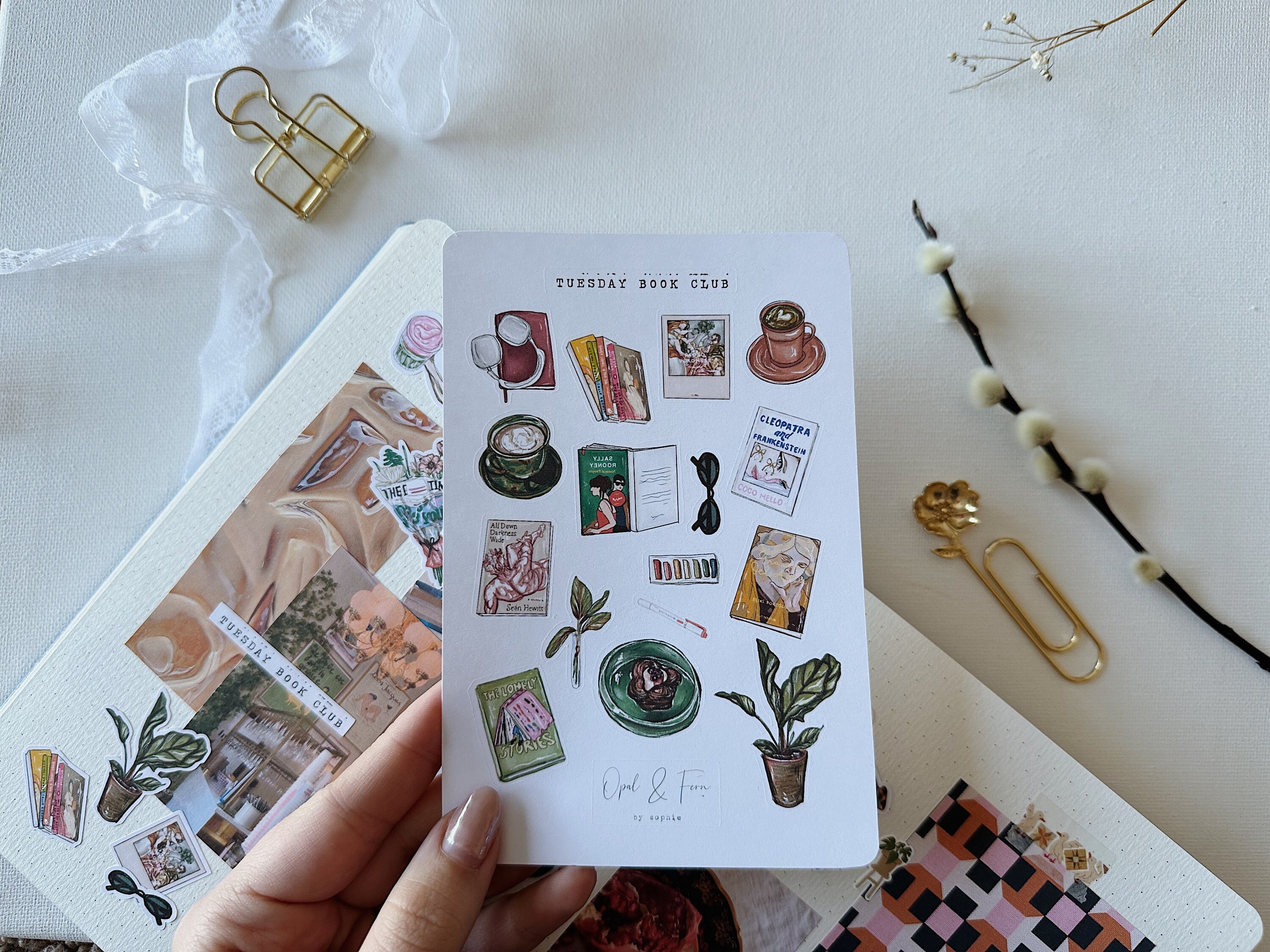 Tuesday Book Club Sticker Sheet - Etsy